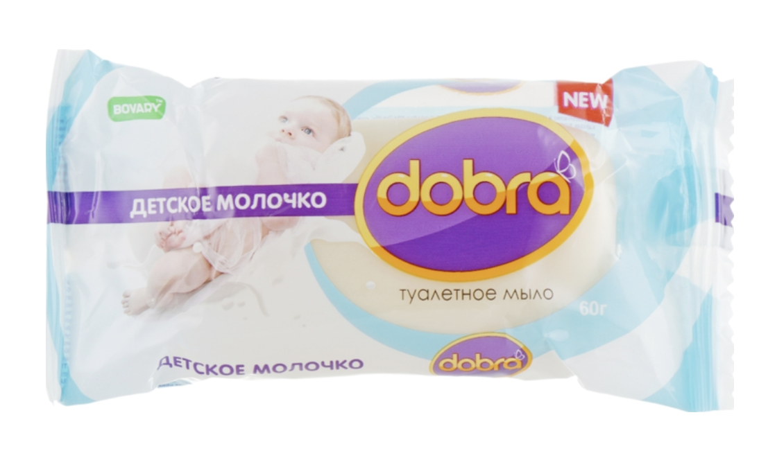 Мило туалетне Dobra дитяче молочко 60г